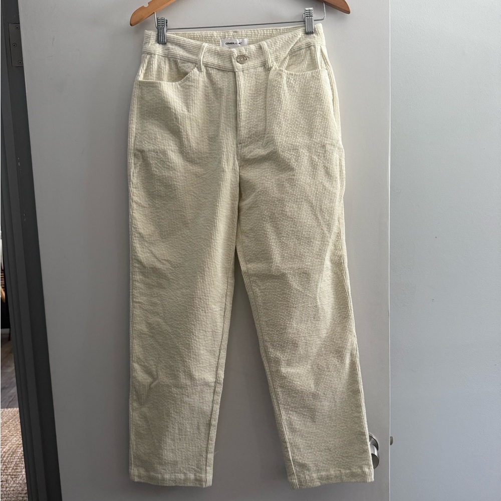 O'Neill Cream Boot Cut Flare Pants High-Waisted